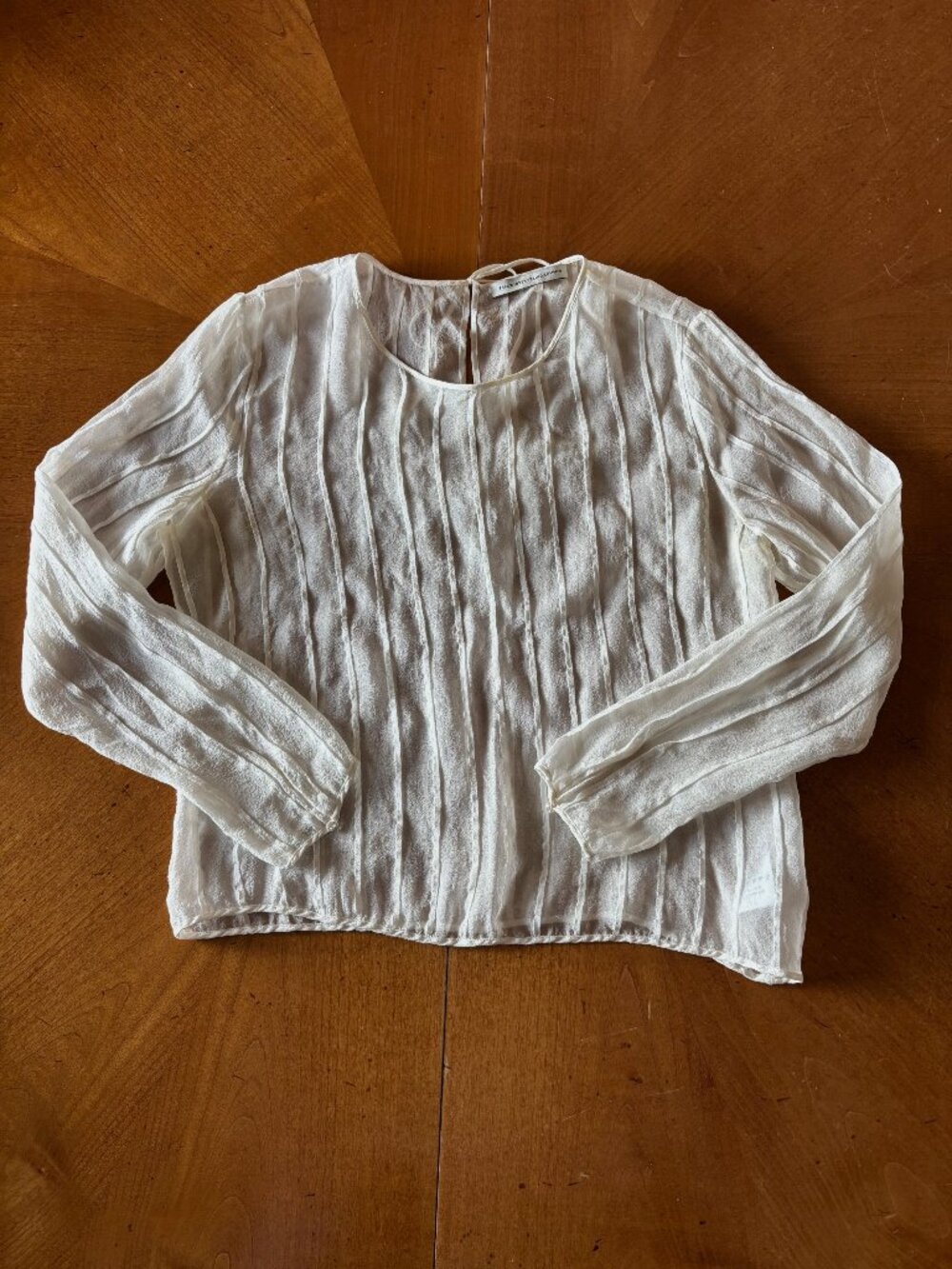 FWSS sheer silk blouse